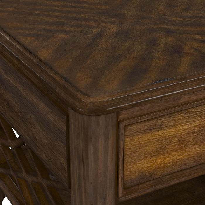Phillipe - 3 Piece Occasional Table Set (Coffee Table & Two End Table) - Cherry