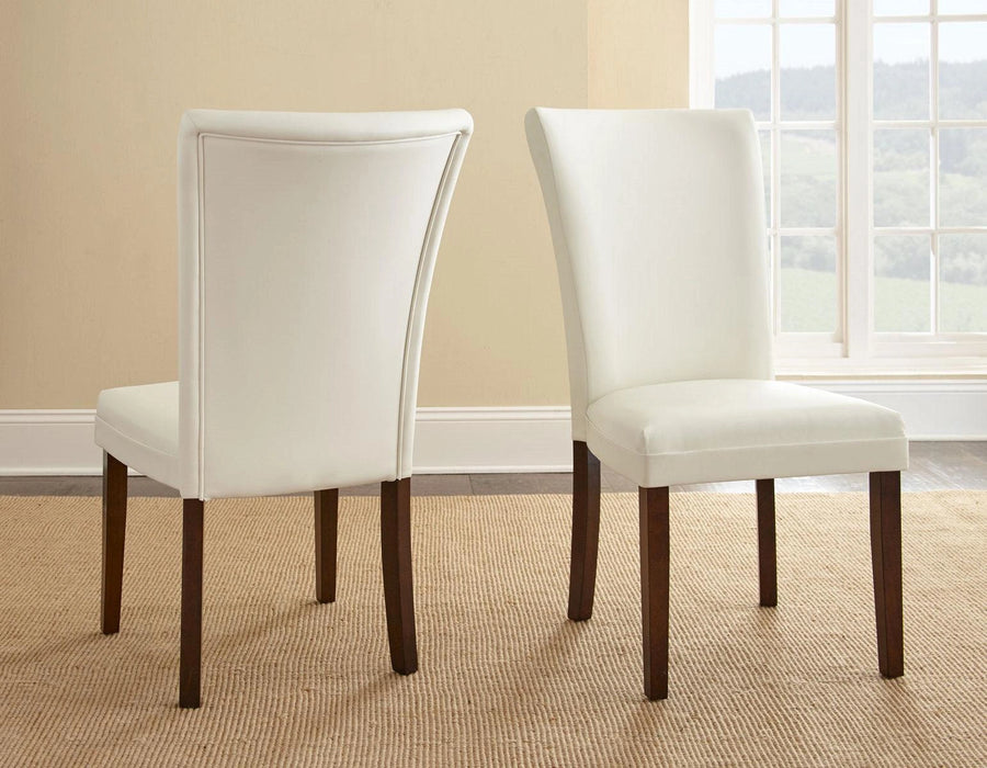 Steve Silver Berkley Parsons Chair in Dark Espresso Cherry (Set of 2)