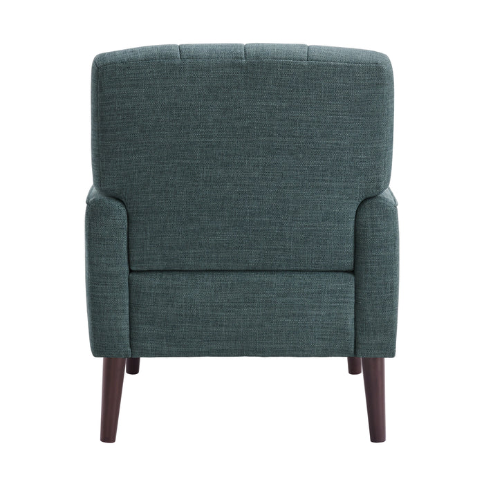 Kiwi Chair with Channel Back in Palmer Teal