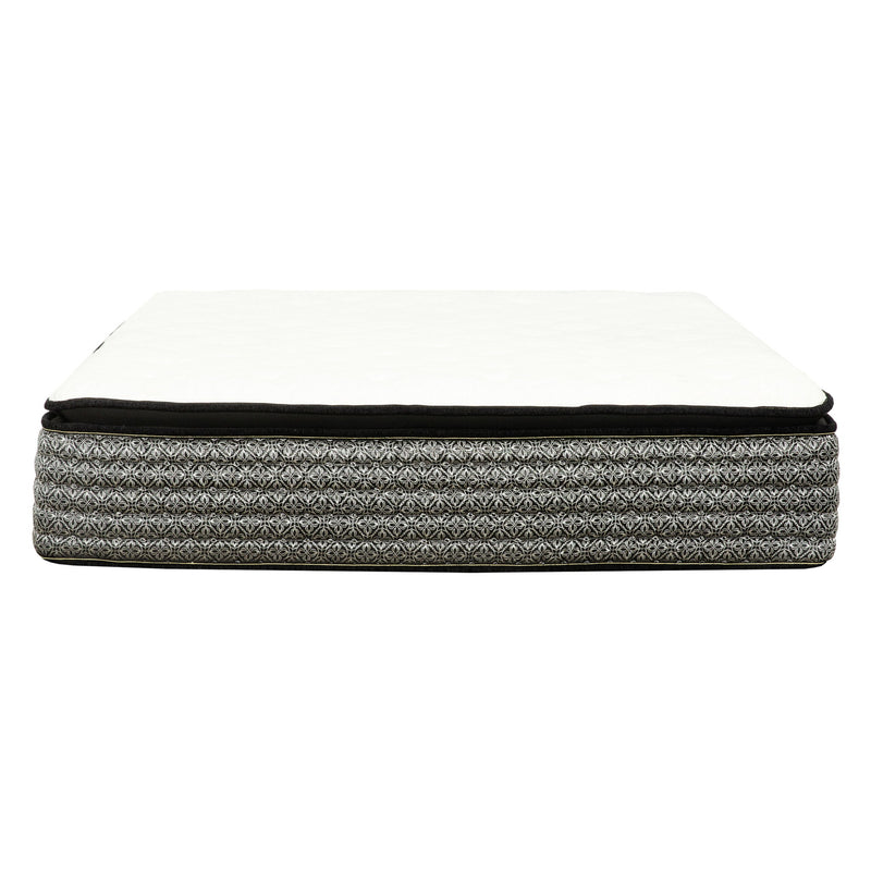 14" Premium Pocket Coil Hybrid Mattress With Gel Memory Foam, Super Plush - Gray / White - King