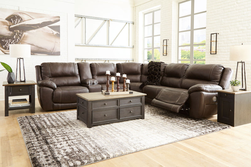 Dunleith - 6 Piece Power Reclining Sectional