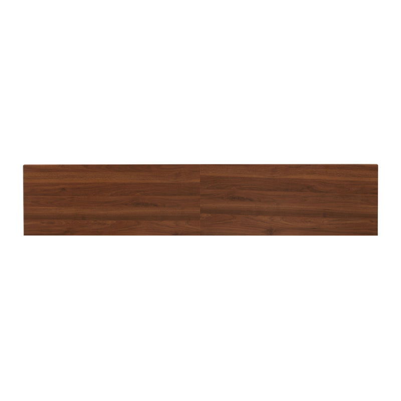 TV Stand, Entertainment Center With Fluted Drawers For Living Room - Walnut
