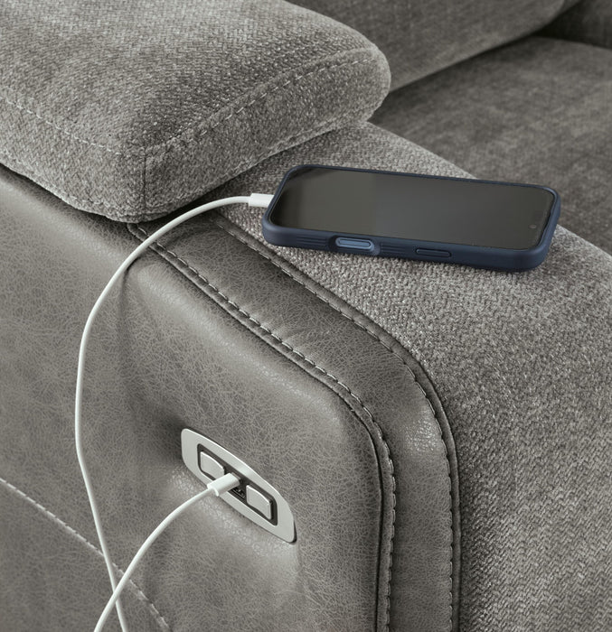Mixed Motion - Power Reclining Sofa With Adjustable Headrest