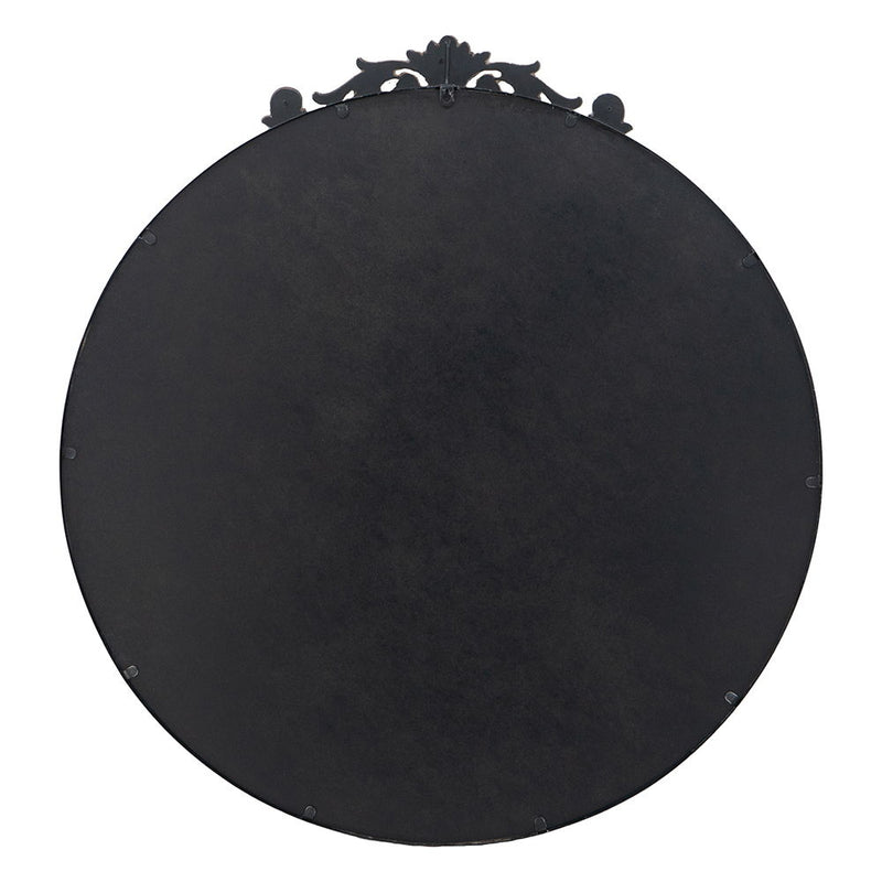 Classic Design Mirror With Baroque Inspired Frame For Bathroom, Entryway Console Lean Against Wall