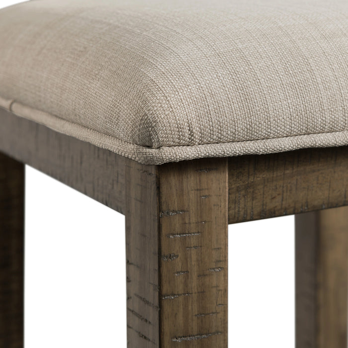Stone Occasional Bar Table Single Pack Gray Finish (Table + Three Stools)