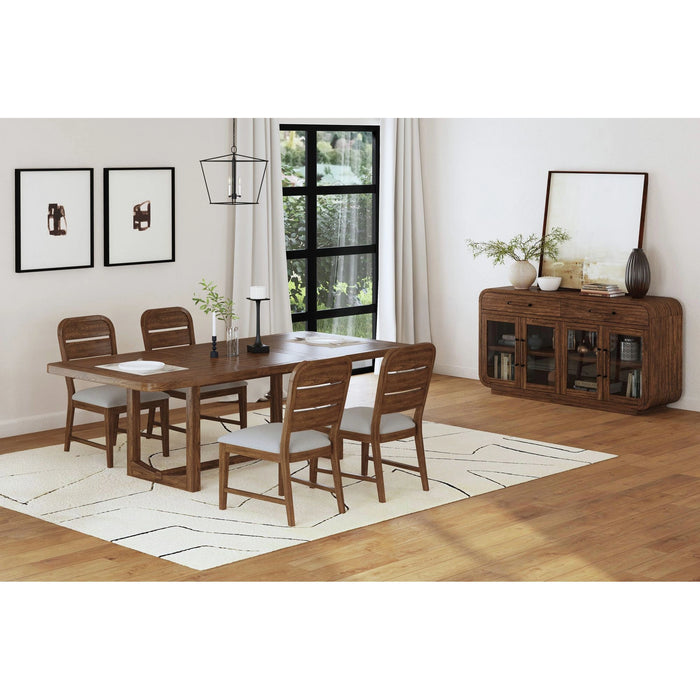 Glinda Dining Set in Brown