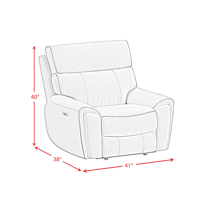Jackpot - P1 Recliner - Explore Light Gray
