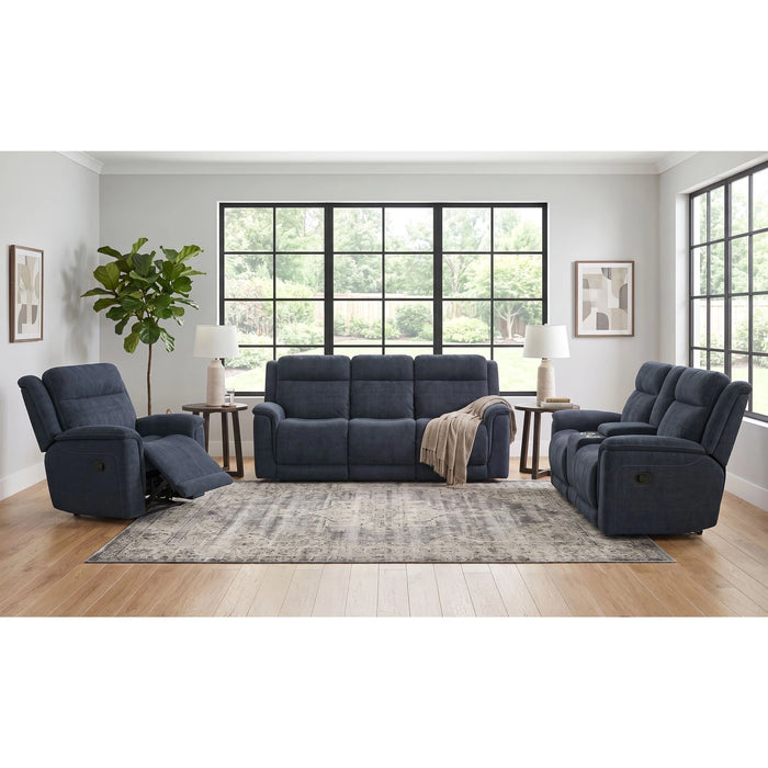 Striker Recliner in Bristol Cobalt