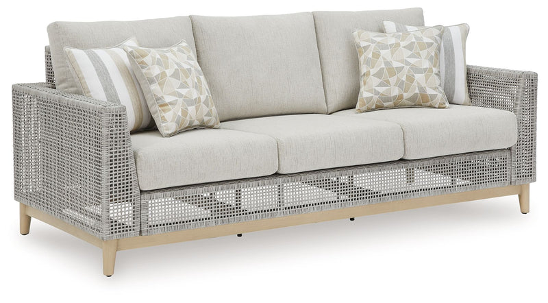 Seton Creek - Sofa With Cushion - Gray