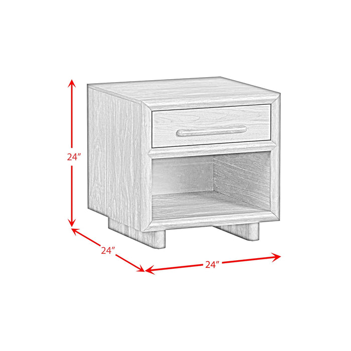 Brisbane End Table in Brown