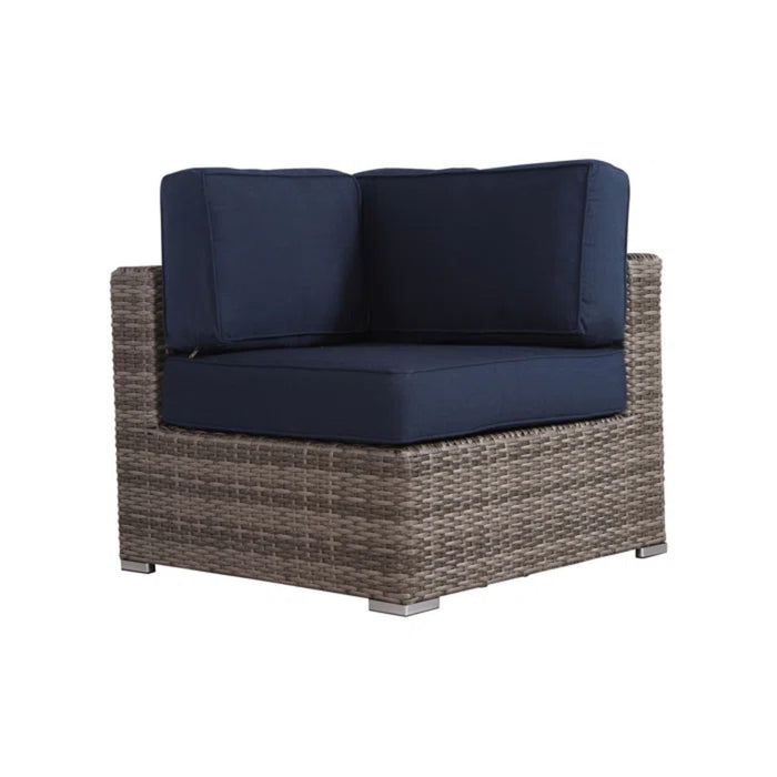 Stylish Rattan Wicker Person Seating Group With Premium Sunbrella Cushions Perfect For Outdoor Entertaining