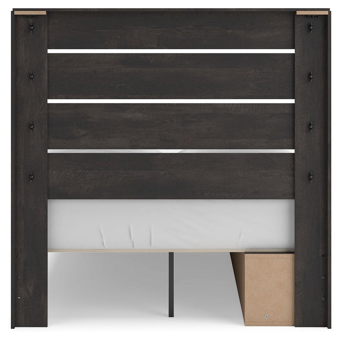 Hollivern - Panel Storage Bed
