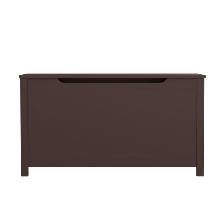 Toy Box Storage With Safety Hinged Lid