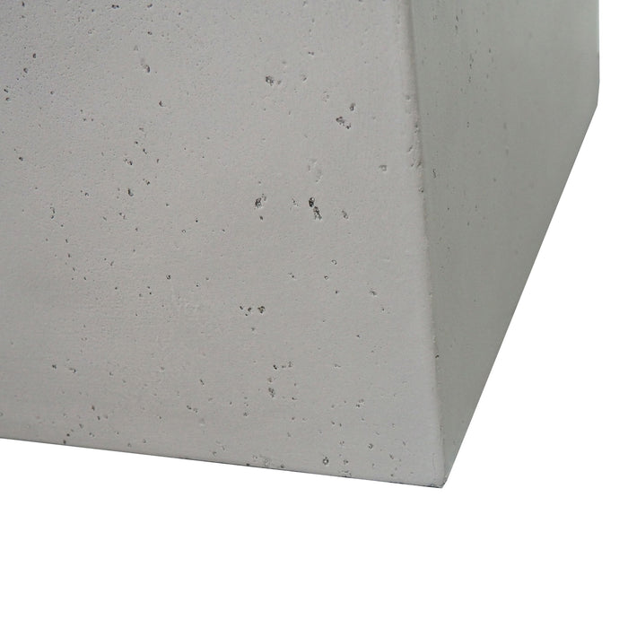 Outdoor Patio Square Gas Burning Concrete Fire Pit 40, 000 Btu