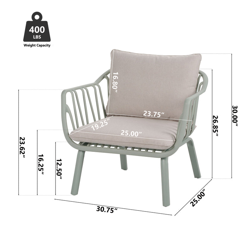 Huron - Outdoor Club Chair (Set of 2)