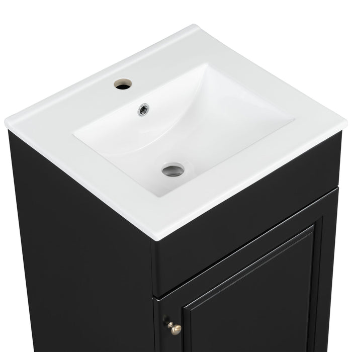 Bathroom Vanity With Sink, Cabinet With Adjustable Shelf