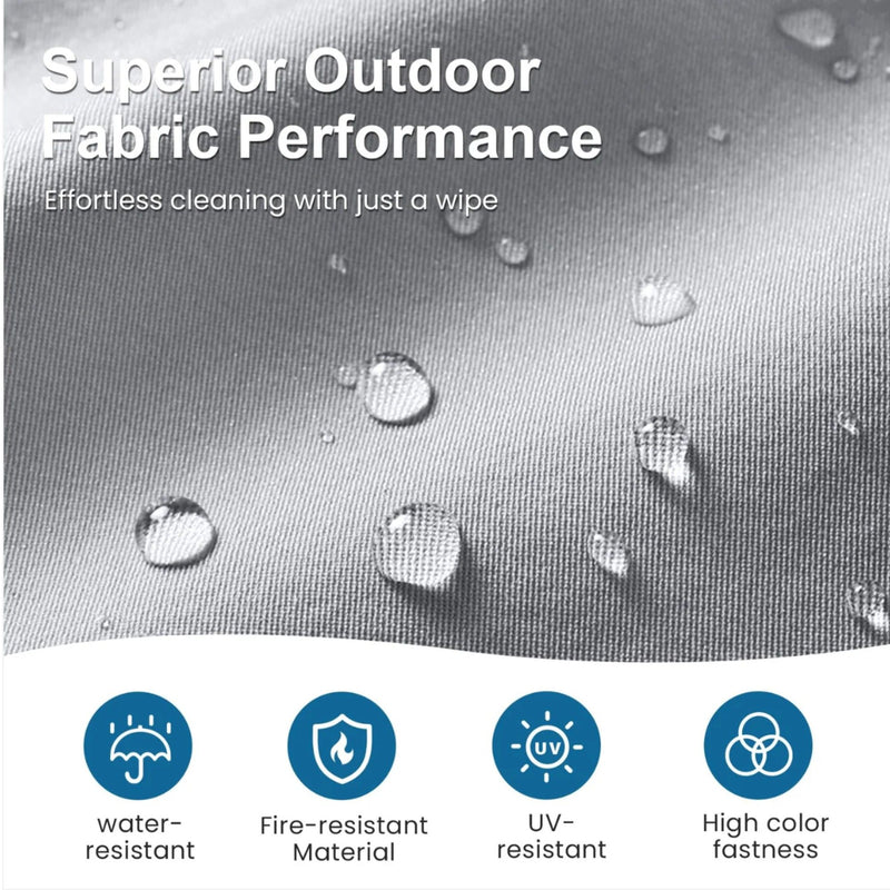 All-Weather Loveseat Sofa With Thick Cushions