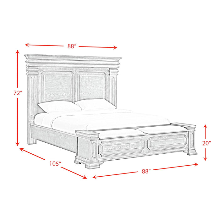 Kings Court Storage Bedroom Set