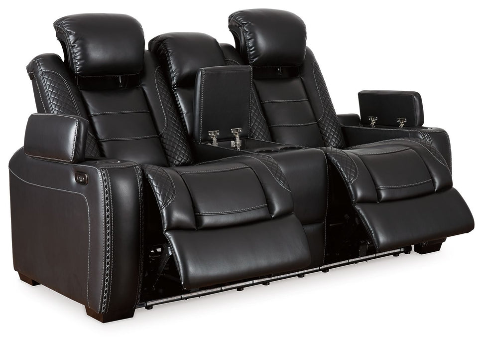 Party - Pwr Rec Loveseat/Con/Adj Hdrst - Midnight