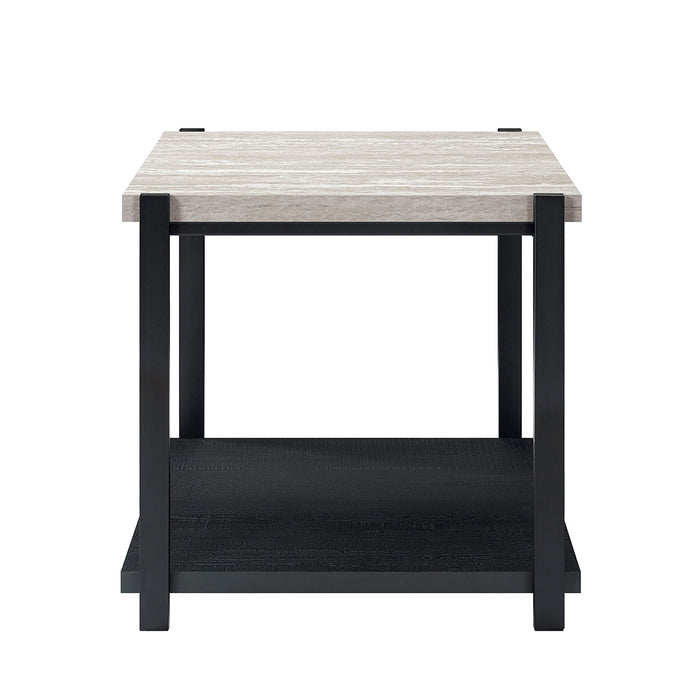 Linea - 3 Piece Occasional Set (1 Coffee & 2 End Tables) - Light Gray