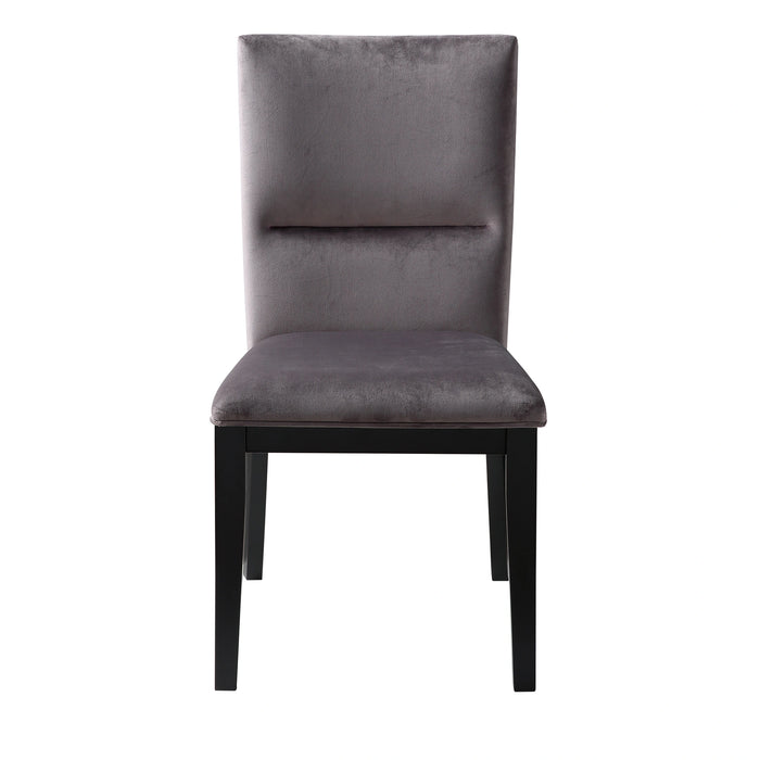 Steve Silver Amalie Side Chair in Black (Set of 2)