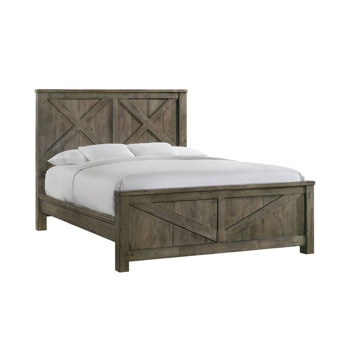 Maverick Panel Bedroom Set in Antique Grey