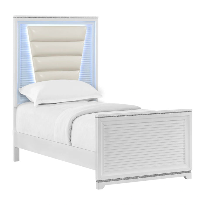 Denmark UPH Bedroom Set with Lights