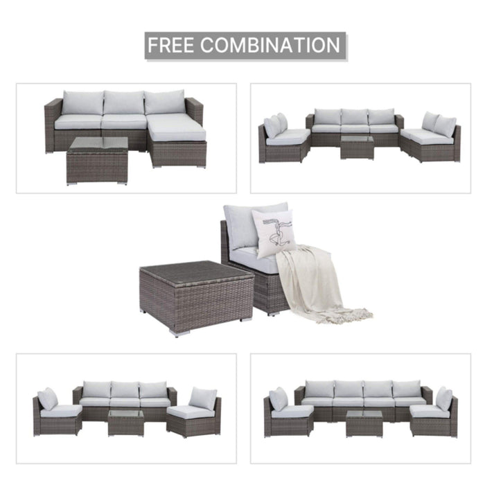 Modern Patio Set With Coffee Table