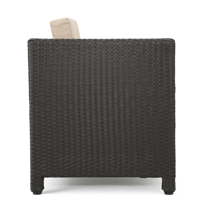 Stylish Outdoor Club Chair With Weather Resistant Cushions