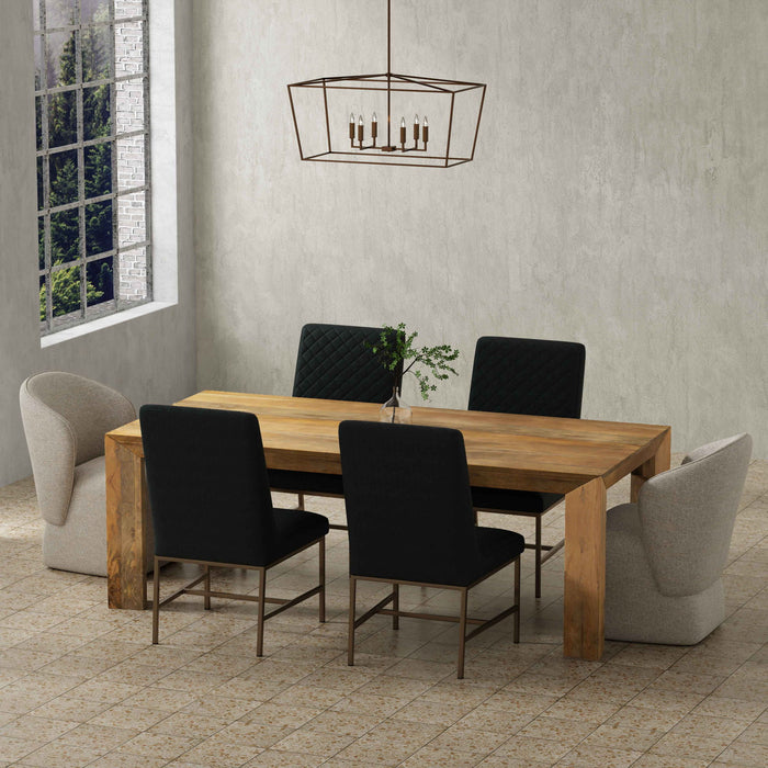 Crossings - Downtown Rectangular Dining Table - Amber