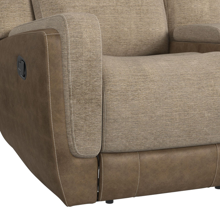 Hornet - 3 Piece Motion Sectional Set With Console And 2 Recliners