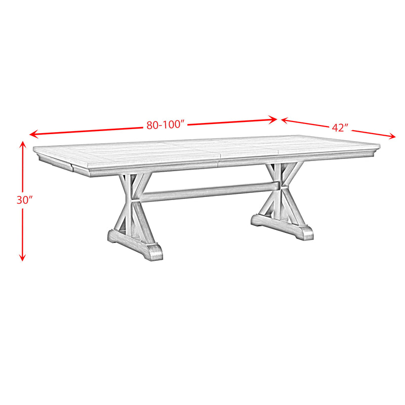 Montrose - Dining Table With 20" Leaf - Espresso And Brown