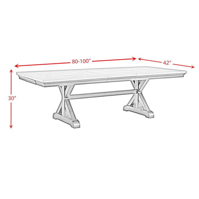 Montrose - Dining Table With 20" Leaf - Espresso And Brown
