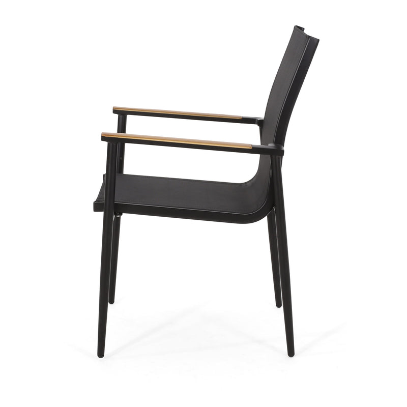 Barrister - Dining Chair (Set of 2) - Black / Natural