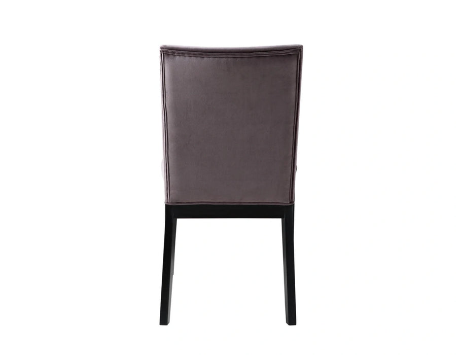 Steve Silver Amalie Side Chair in Black (Set of 2)
