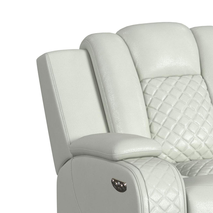 Carlo - Power Motion Sofa With Power Headrest, Dropdown Table, Power Strip, LED And Reading Light