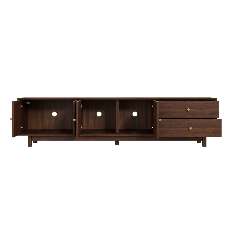 TV Stand With For 85" TVs - Walnut