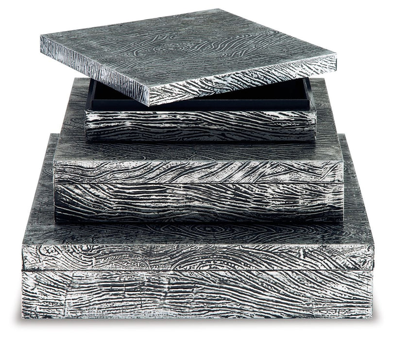 Keldy - Box Set (Set of 3) - Antique Pewter Finish