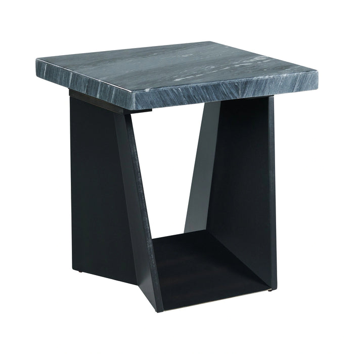 Beckley End Table Complete in Marble Top