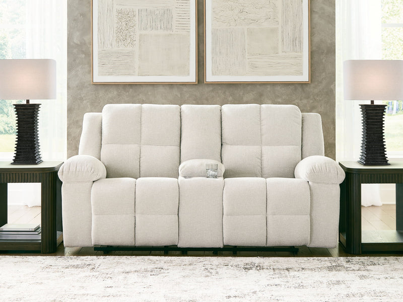 Orlen - Double Reclining Loveseat With Console - Winter