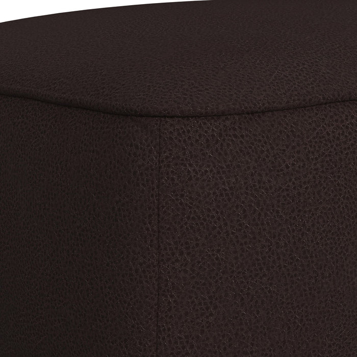 Destiny - Ottoman With Wood Base