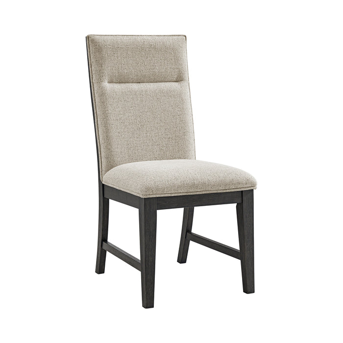 Axel Dining Chair with Light Grey Fabric in Espresso (2 Per Carton)
