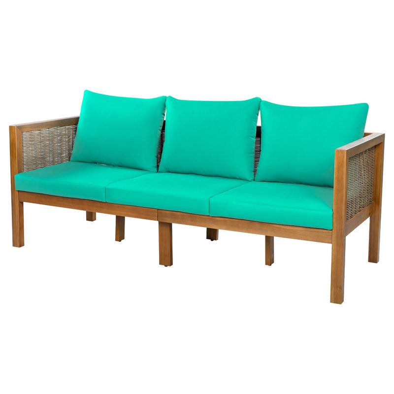 Patio Set Outdoor With Coffee Table And Cushions