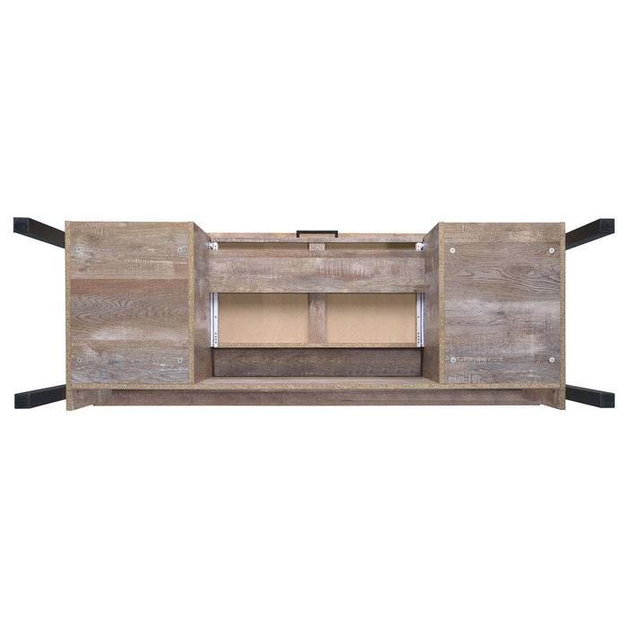 Azura - 4 Drawer Office Desk - Oak