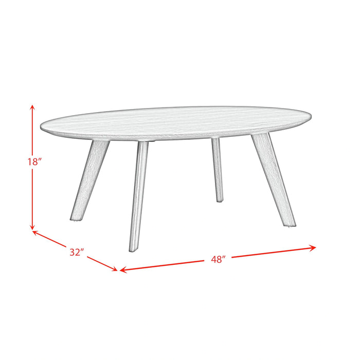 Theo Three Pack Occasional Set with Coffee Table and 2 End Tables in Walnut