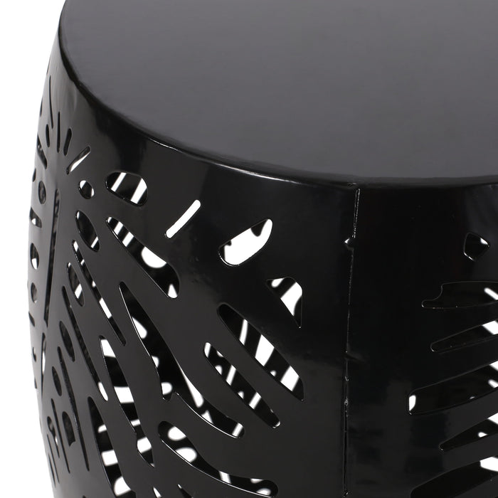 Modern Design Metal End Table, Large