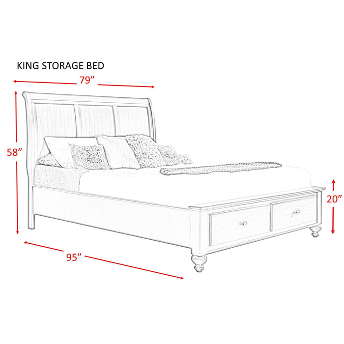 Chatham King Storage Bed