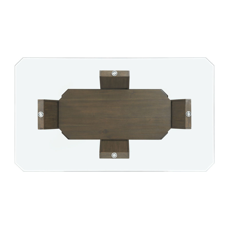 Dapper - Rectangular Dining 5 Piece Set (Table And Four Chairs) - Walnut