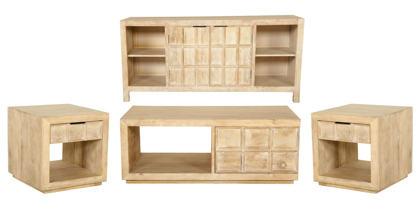 Laguna - 64" Console - Bleached Natural