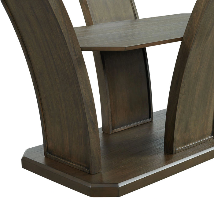 Dapper 5PC Rectangular Standard Height Dining Set in Walnut-Table & Four Chairs